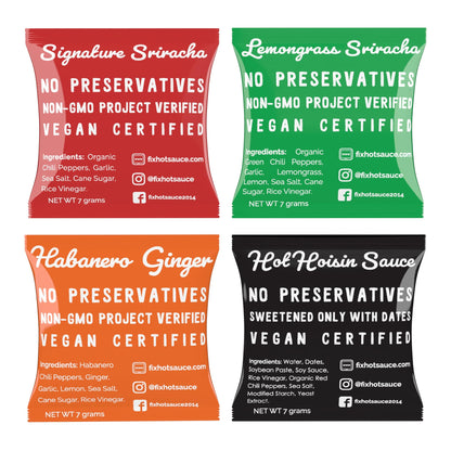 Fix Hot Sauce To-Go Packets - Variety Pack